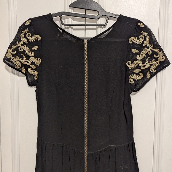 Black and Gold pendulum top - Picture 3 of 3